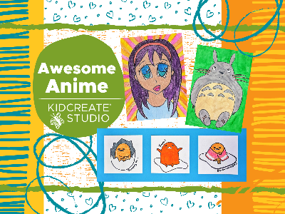 Kidcreate Studio - Mansfield. Teen & Tween Intro to Anime Weekly Class 